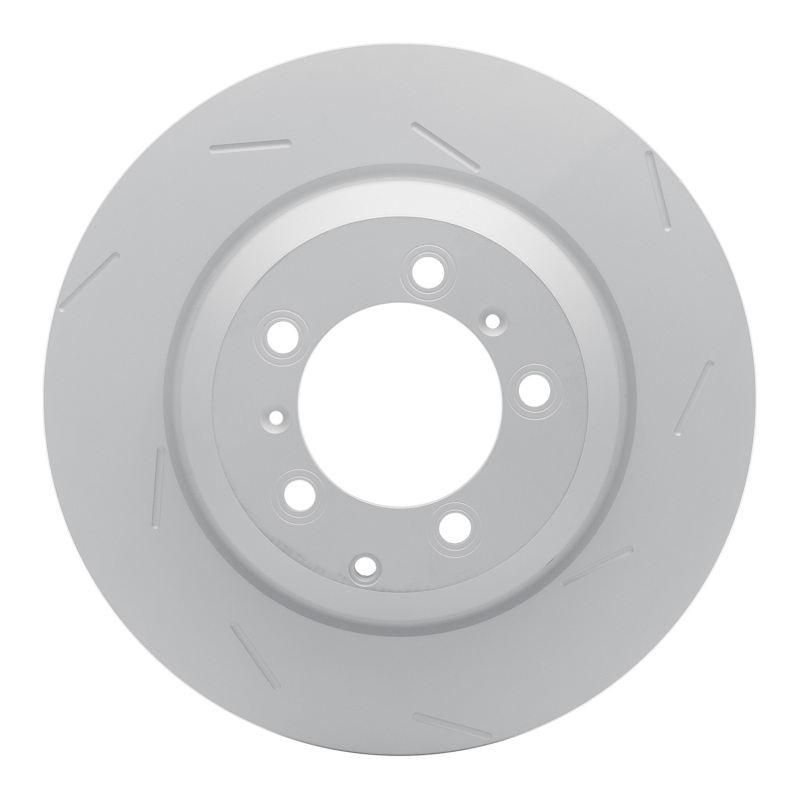 Porsche Panamera Brake Rotor (1) - Left Rear - R1 Concepts - Slotted Carbon Alloy GeoMET - `18-`23